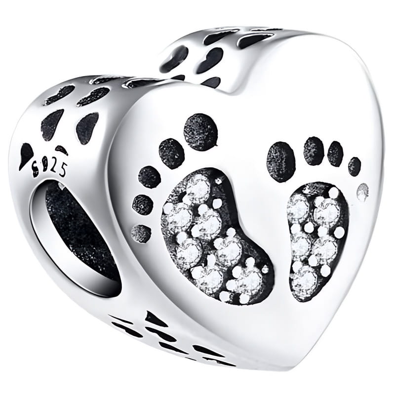 Charms do Pandora - CHARMS SERCE STÓPKI