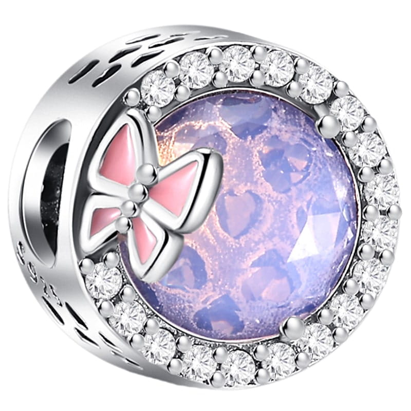 Charms do Pandora - CHARMS FIOLETOWY KRYSZTAŁ