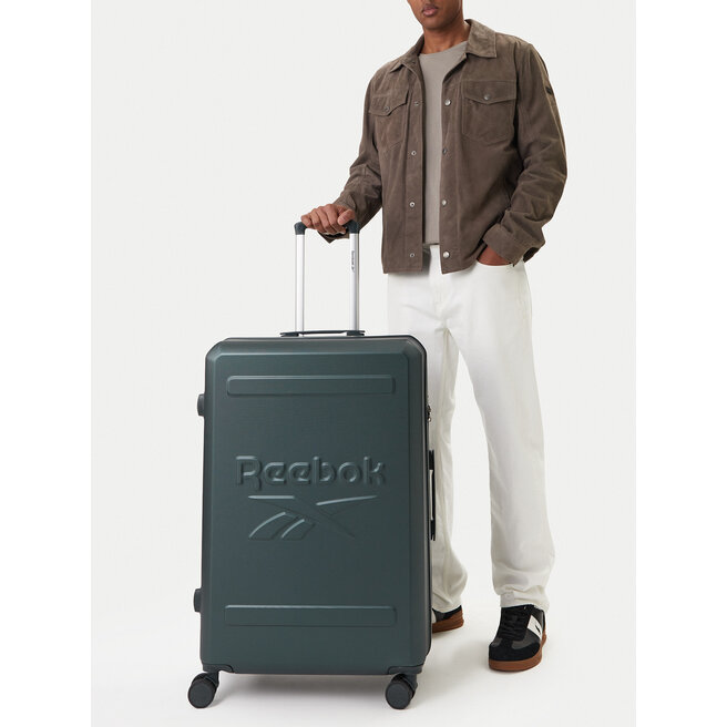 Walizka duża Reebok CEO-RBK-WAL-024-CCC-L Zielony