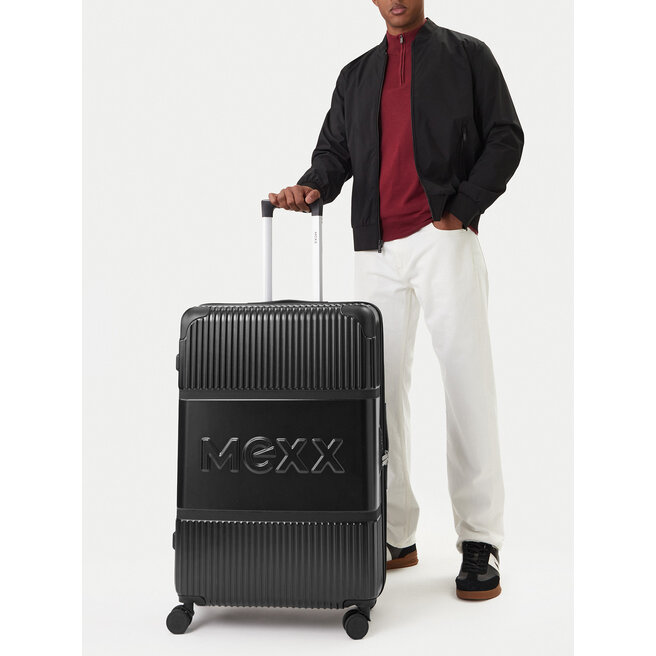 Walizka duża MEXX CEO-MEXX-039-L-BLACK Czarny
