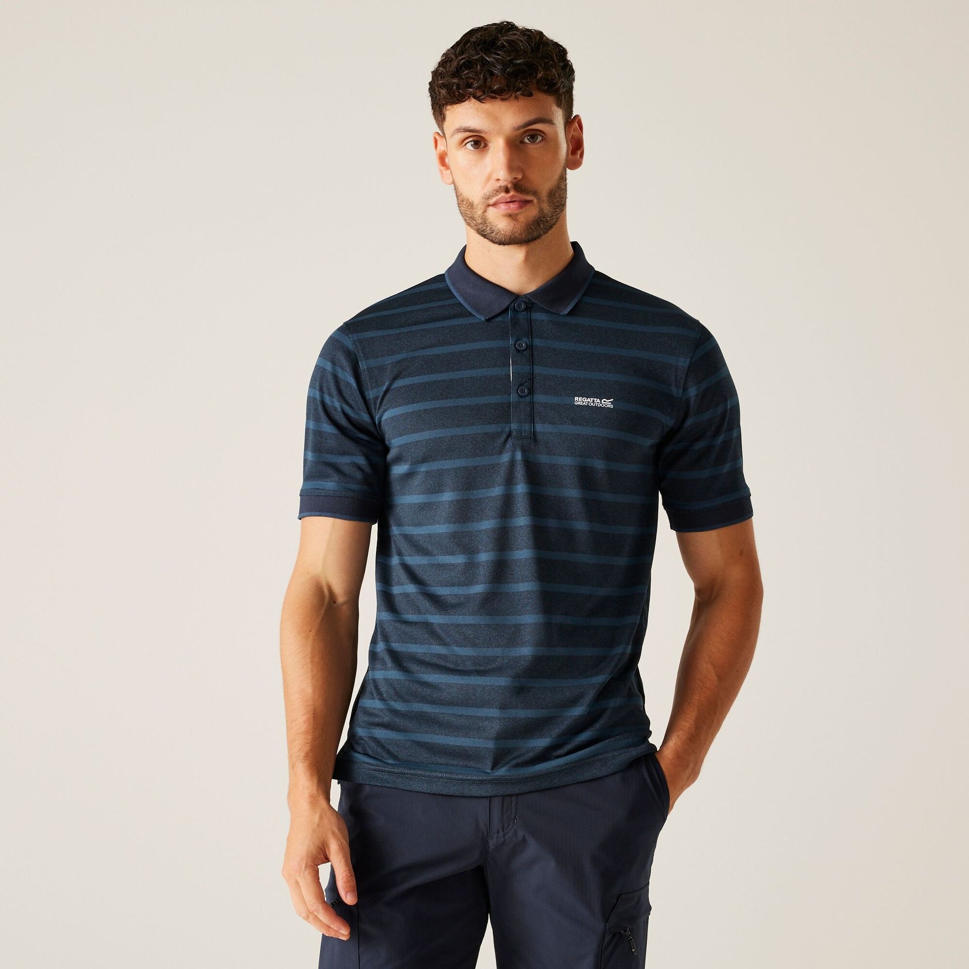 Regatta Koszulka męska polo Kildra Multikolor, Rozmiar: M