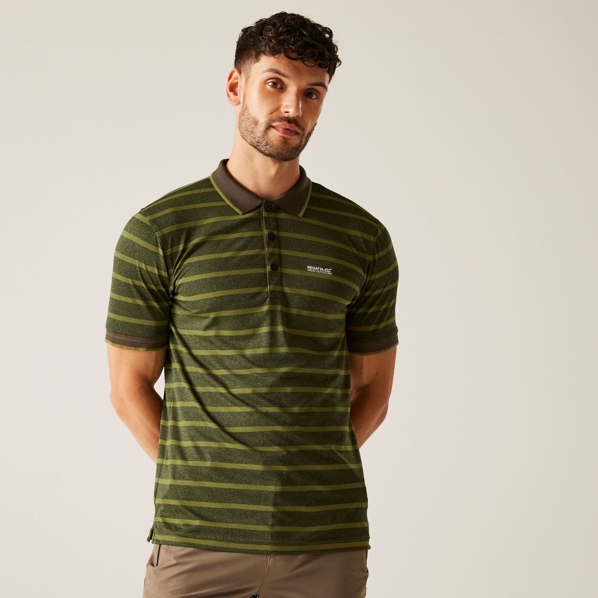 Regatta Koszulka męska polo Kildra Czarny, Rozmiar: 2XL