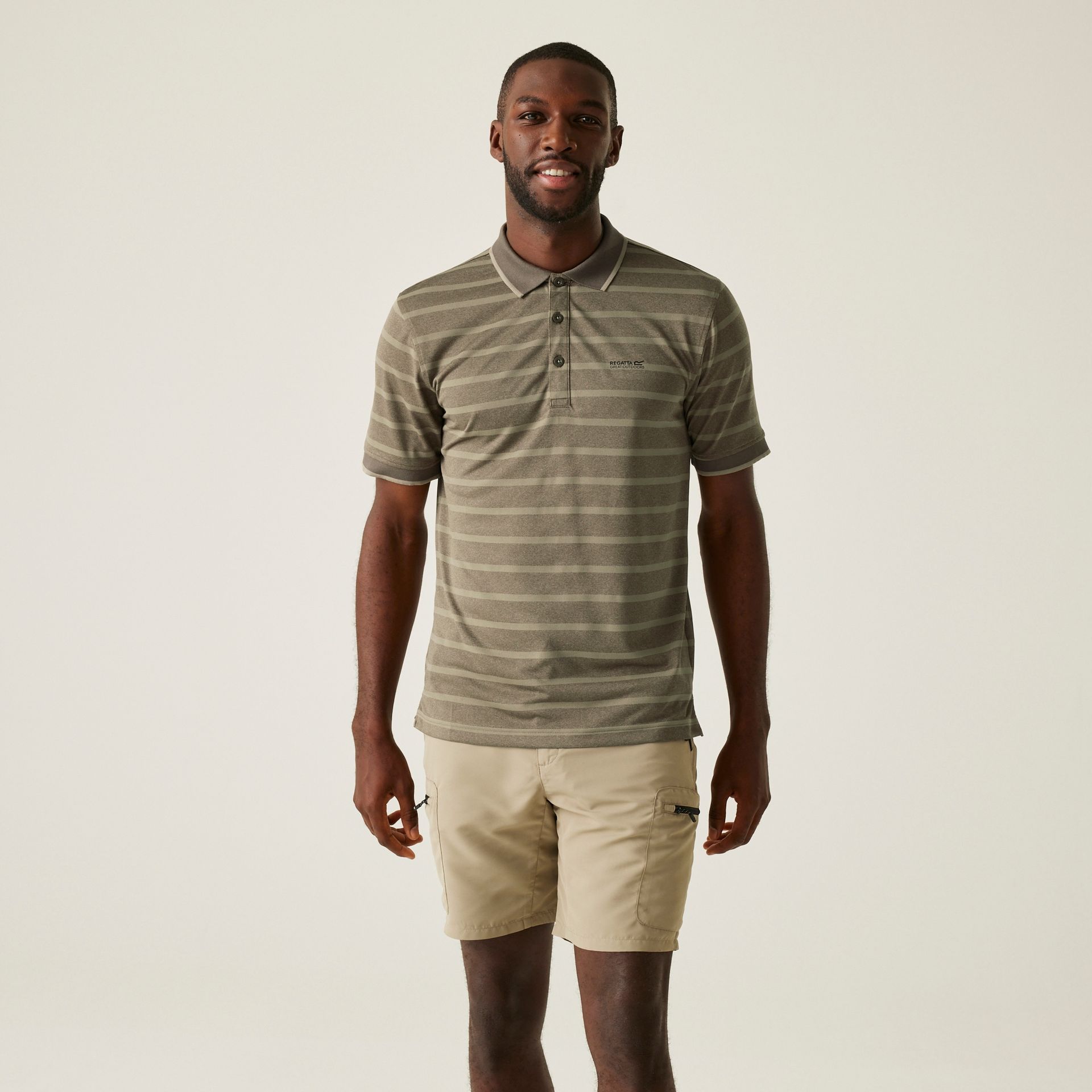 Regatta Koszulka męska polo Kildra Brązowy, Rozmiar: 3XL