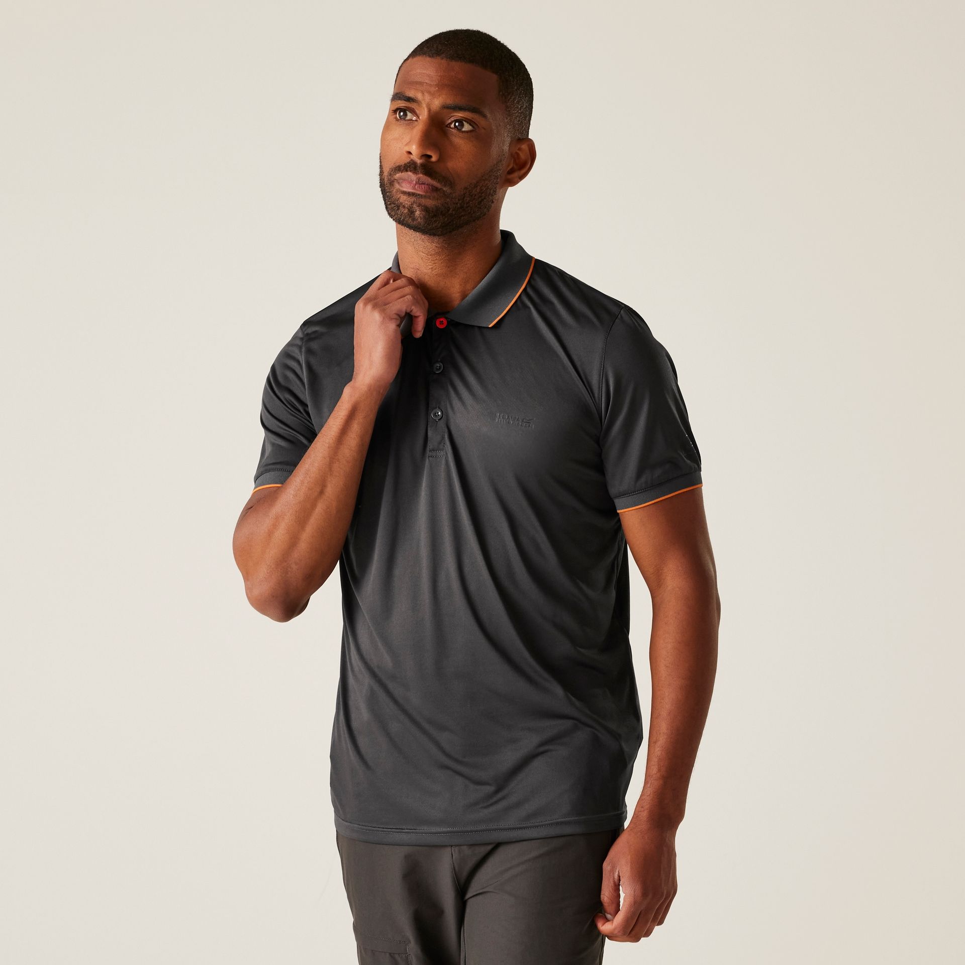 Regatta Koszulka męska polo Remex II Szary, Rozmiar: S