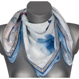 Chusta damska apaszka pod szyje gawroszka 70x70cm chustka cienka RDC-14