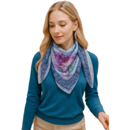 Chusta damska apaszka pod szyje gawroszka 70x70cm chustka cienka RDC-17
