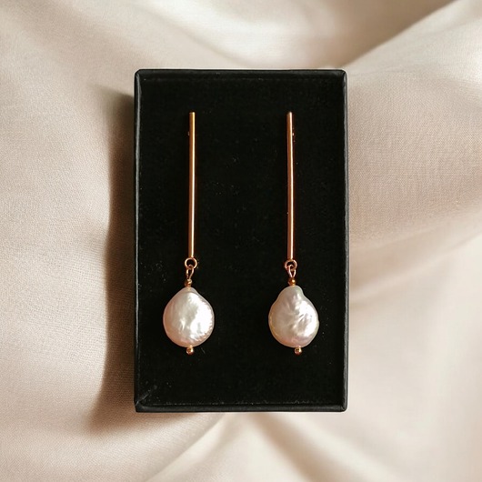 Perły : długie kolczyki : wyjątkowy prezent PREMIUM