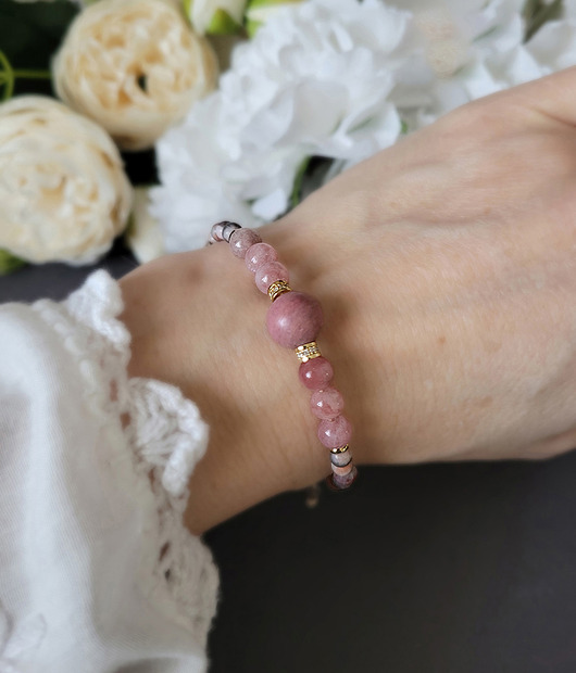 MIŁOŚĆ i pewność siebie- z Rodonitem i Kamieniem słonecznym