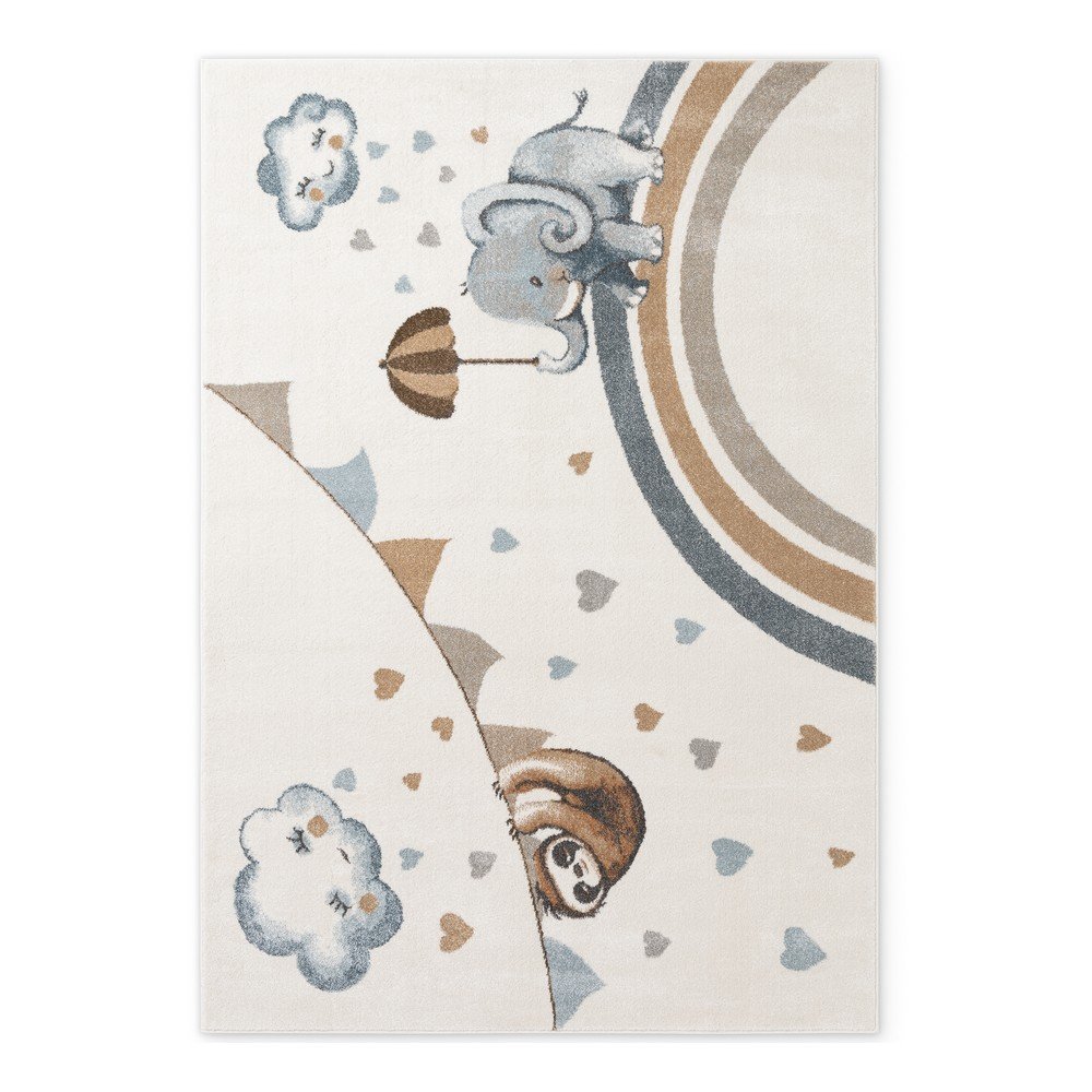 Kremowy dywan dziecięcy 160x230 cm Walk like an Elephant Rainy Party – Villeroy&Boch