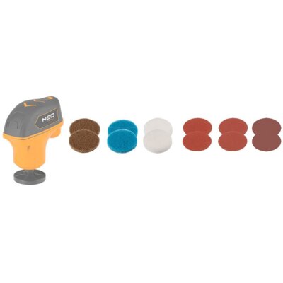 Zestaw akcesoriów do minipolerki NEO TOOLS 04-604-20 (12 szt.)