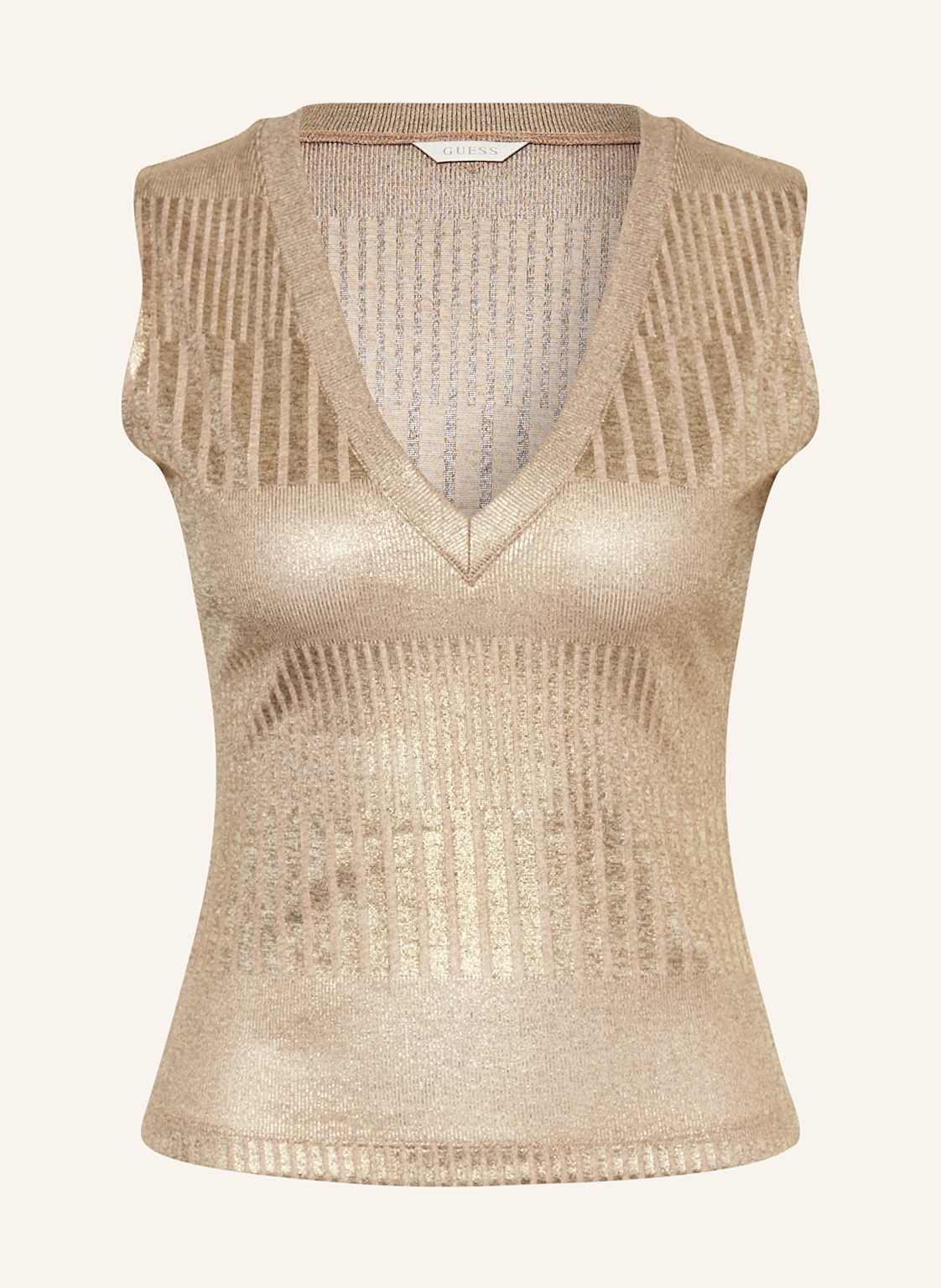 Guess Top Z Dzianiny Marilena schwarz