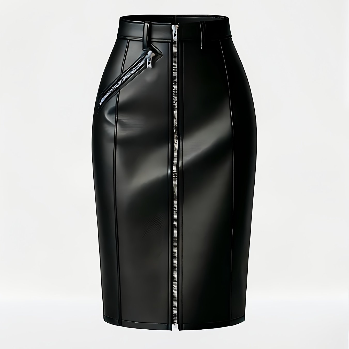 TEMU Spódnica ołówkowa damska na zamek, elegancka, stylowa, prosta i uniwersalna do dojazdów i codziennego noszenia, na powrót do sezonu, spódnica