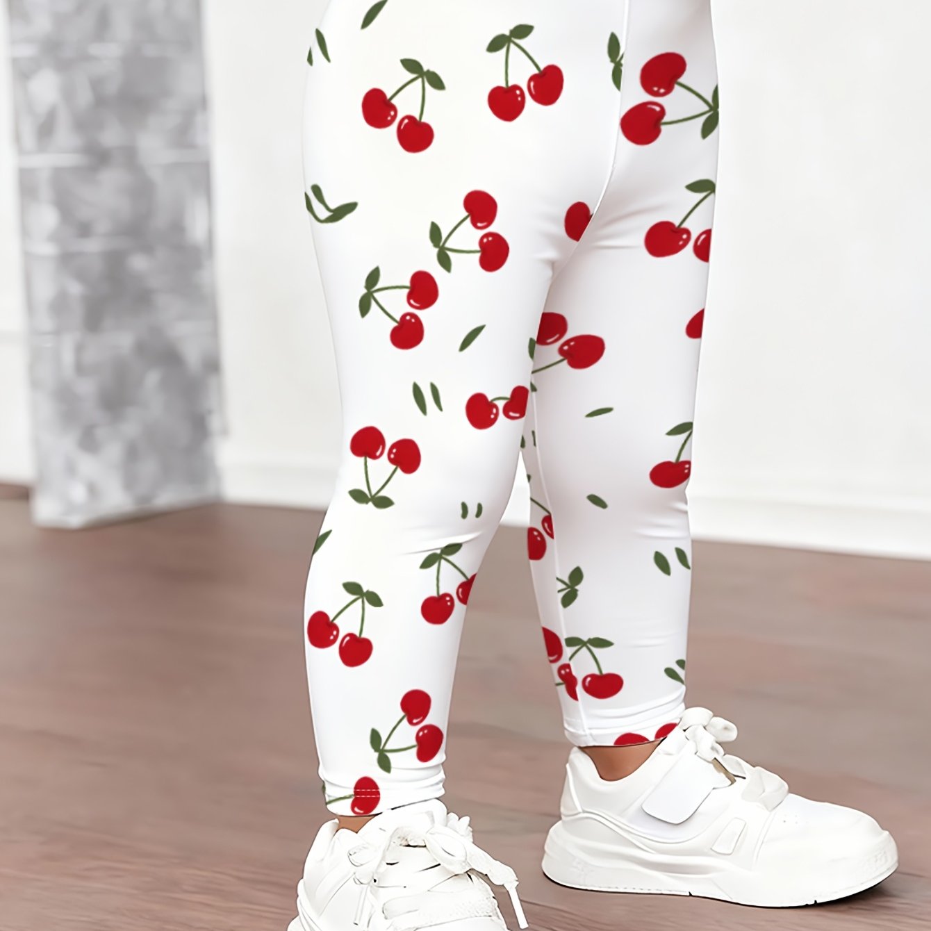 TEMU Legginsy dla Dziewczynek z Uroczym Nadrukiem – Wygodne, Oddychające, Elastyczne, Na Każdą Porę Roku, Do Zabawy i Na Codzienne Wyjścia, Pranie w