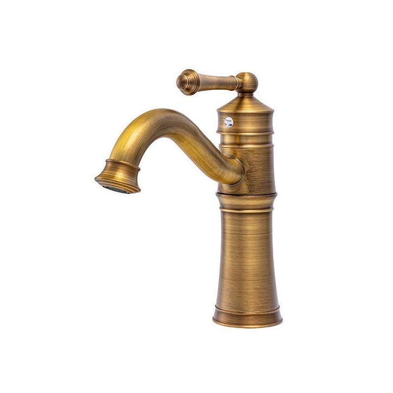 BATERIA UMYWALKOWA ADELITA STOJĄCA NISKA SEM-1089 RETRO STARE ZŁOTO