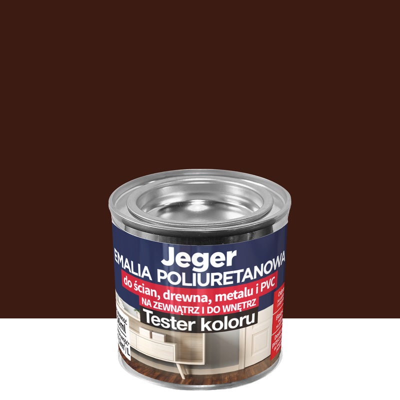 Jeger Tester emalii poliuretanowej Brąz Półmat 50 ml