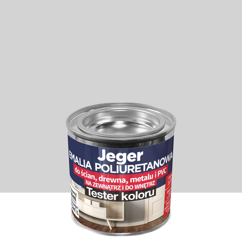 Jeger Tester emalii poliuretanowej Stalowy Półmat 50 ml