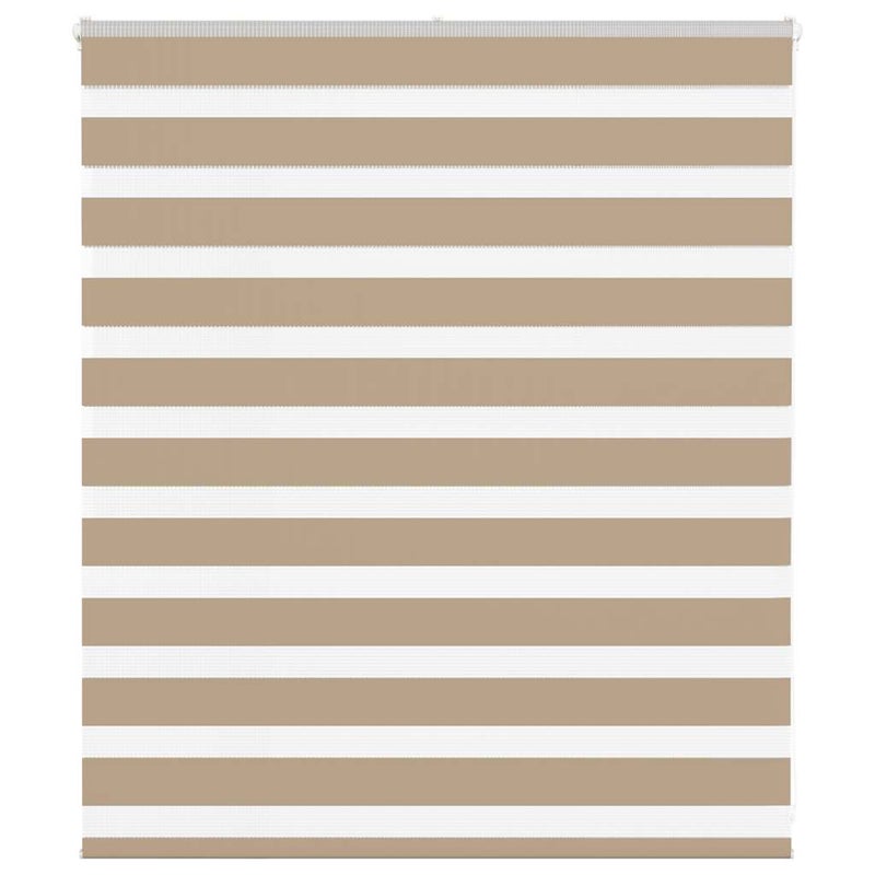 Roleta zebra, 130x100 cm, szerokość tkaniny 125,9 cm, poliester vidaXL