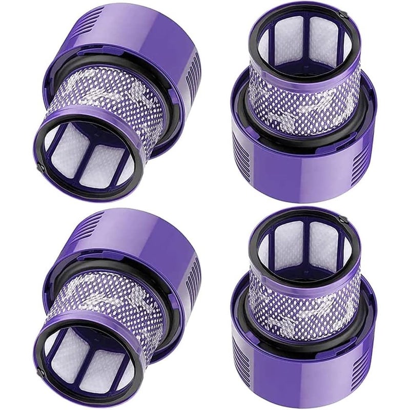 Filtry zamienne do odkurzaczy Dyson V10 Cyclone Series, V10 Absolute, V10 Animal, V10 Total Clean, V10 Motorhead i SV12, opakowanie 4 szt., nadające