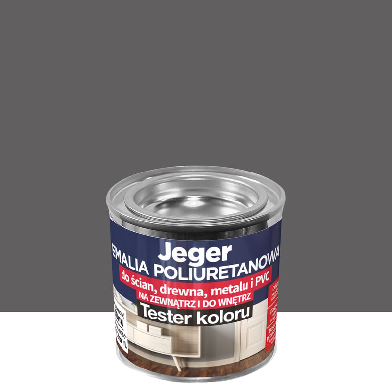 Jeger Tester emalii poliuretanowej Grafit Półmat 50 ml