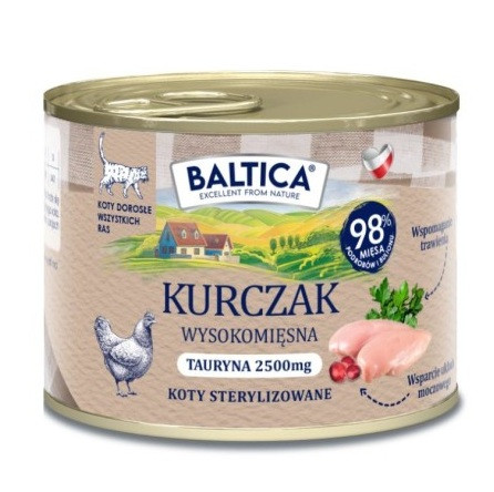 BALTICA Smaki regionów Kurczak - mokra karma dla kota - 185g