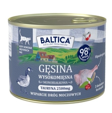 BALTICA Smaki regionów Gęsina - mokra karma dla kota - 185g
