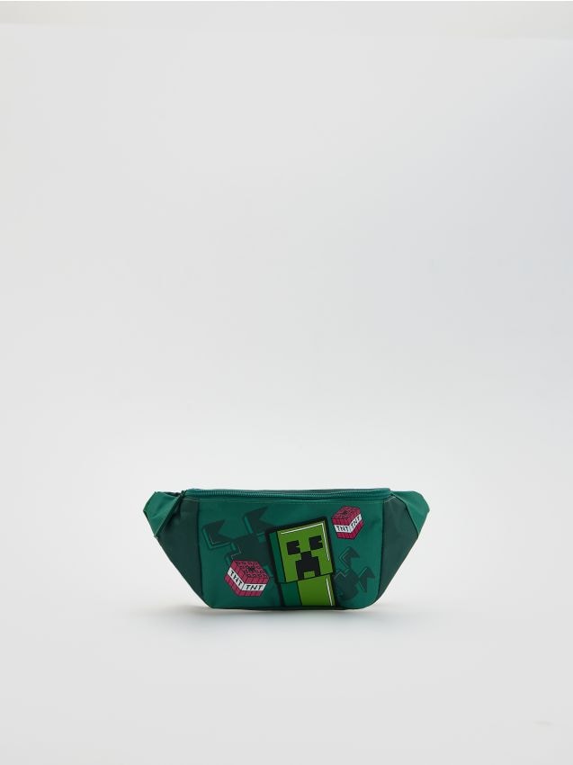 Reserved - Saszetka Minecraft - zielony