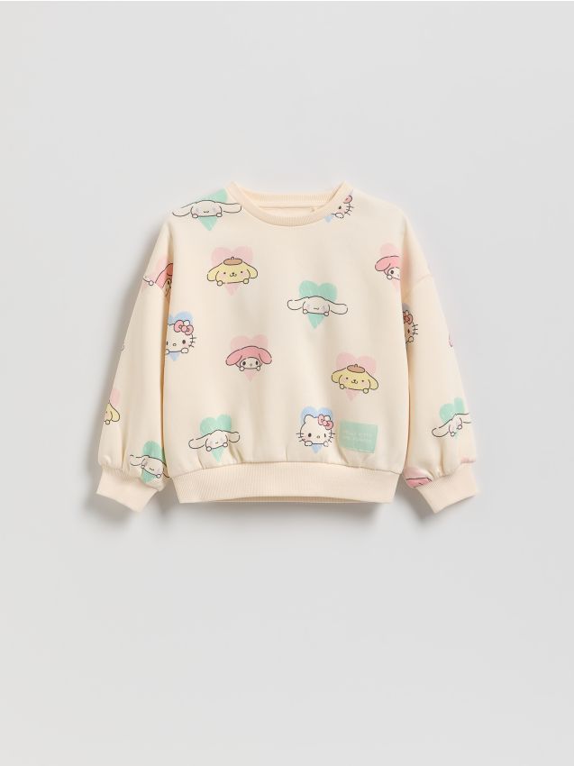 Reserved - Bluza Hello Kitty and friends - pastelowy róż