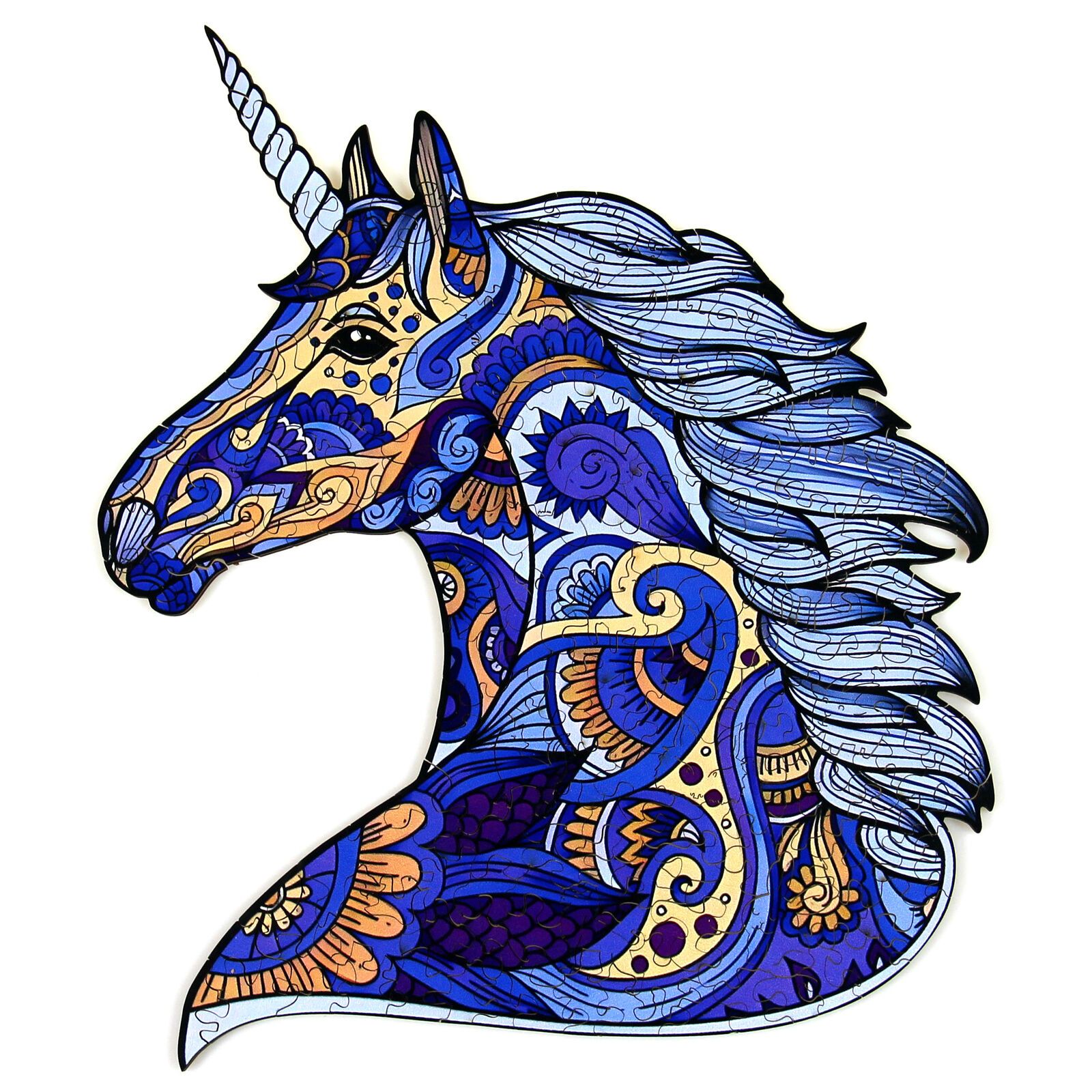 Puzzle 185 drewniane Jednorożec Recent Toys - puzzle