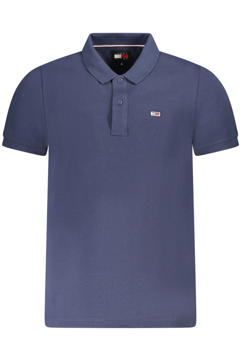 TOMMY HILFIGER MĘSKA KOSZULKA POLO Z KRÓTKIM RĘKAWEM, NIEBIESKA