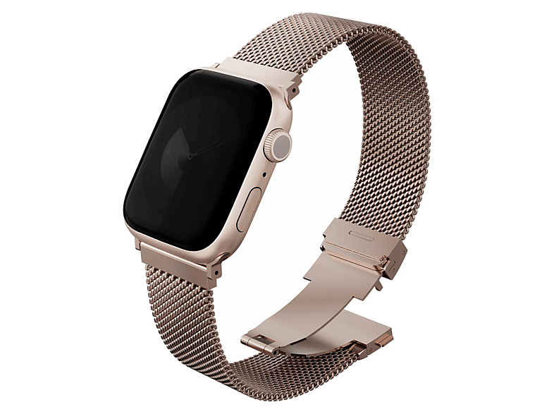 Pasek UNIQ Dante Pro do Watch 42/41/40mm Różowe złoto