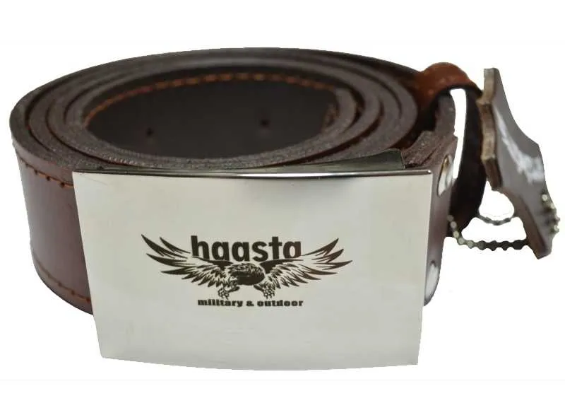 Haasta pasek skórzany 38mm Premium jasno-brązowy