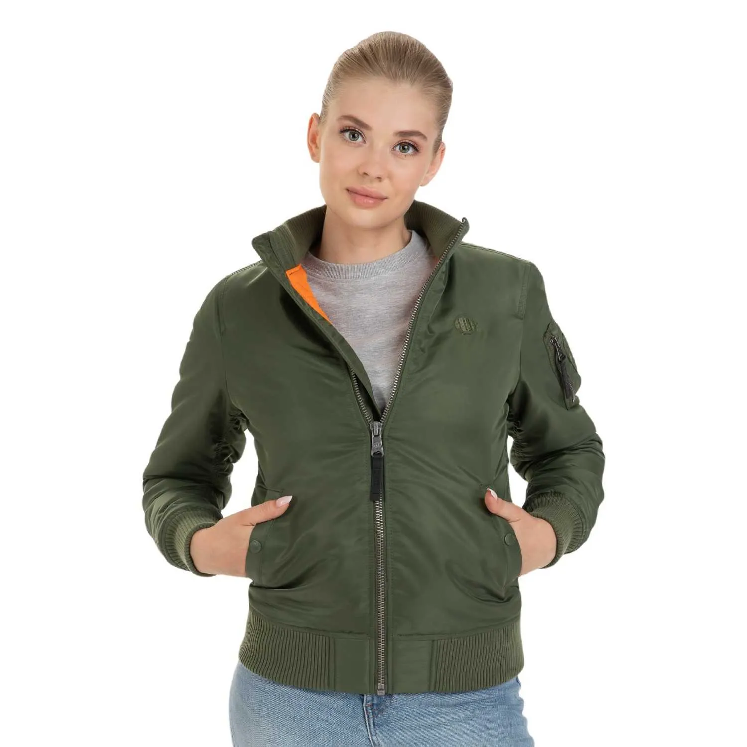 Kurtka damska PITBULL MA1 - Oliwkowa