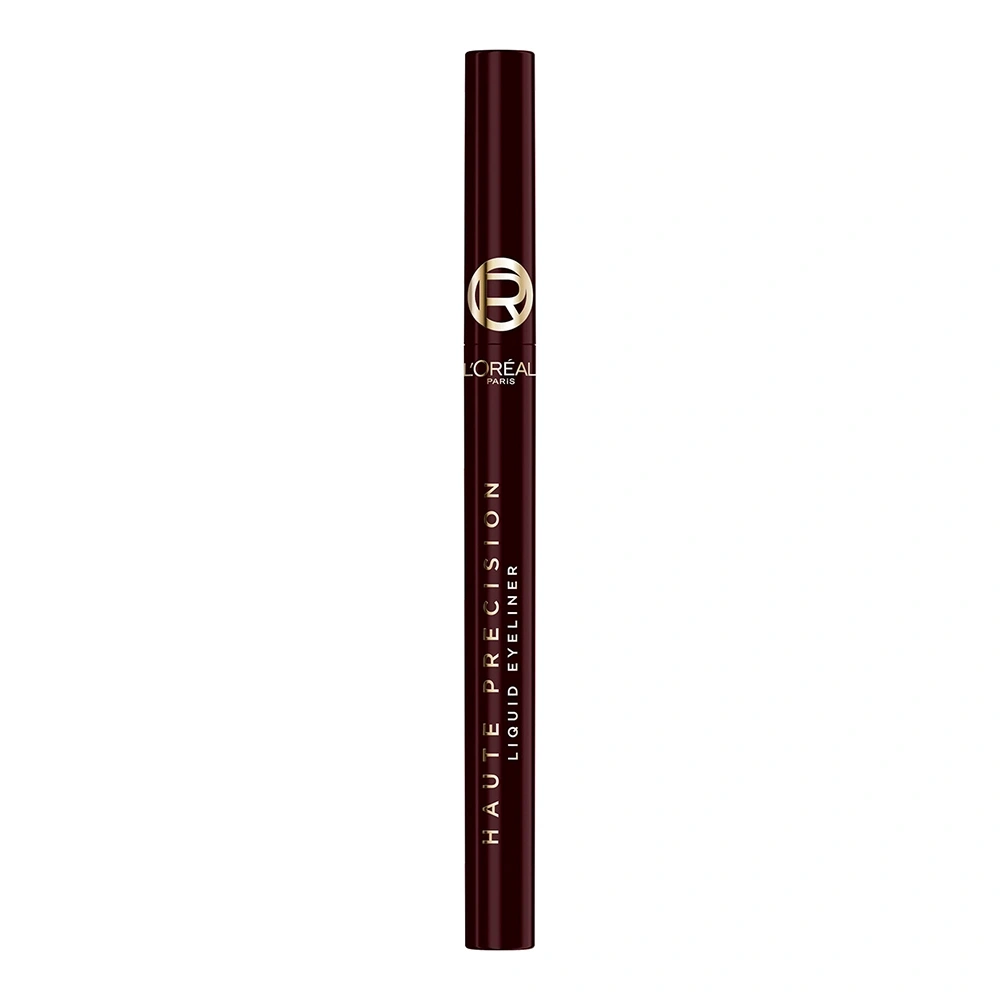 L'Oréal Paris Haute Precision wodoodporny płynny eyeliner w pisaku 050 Burgundy Cashmere / Bordeaux Cashmere 1 ml