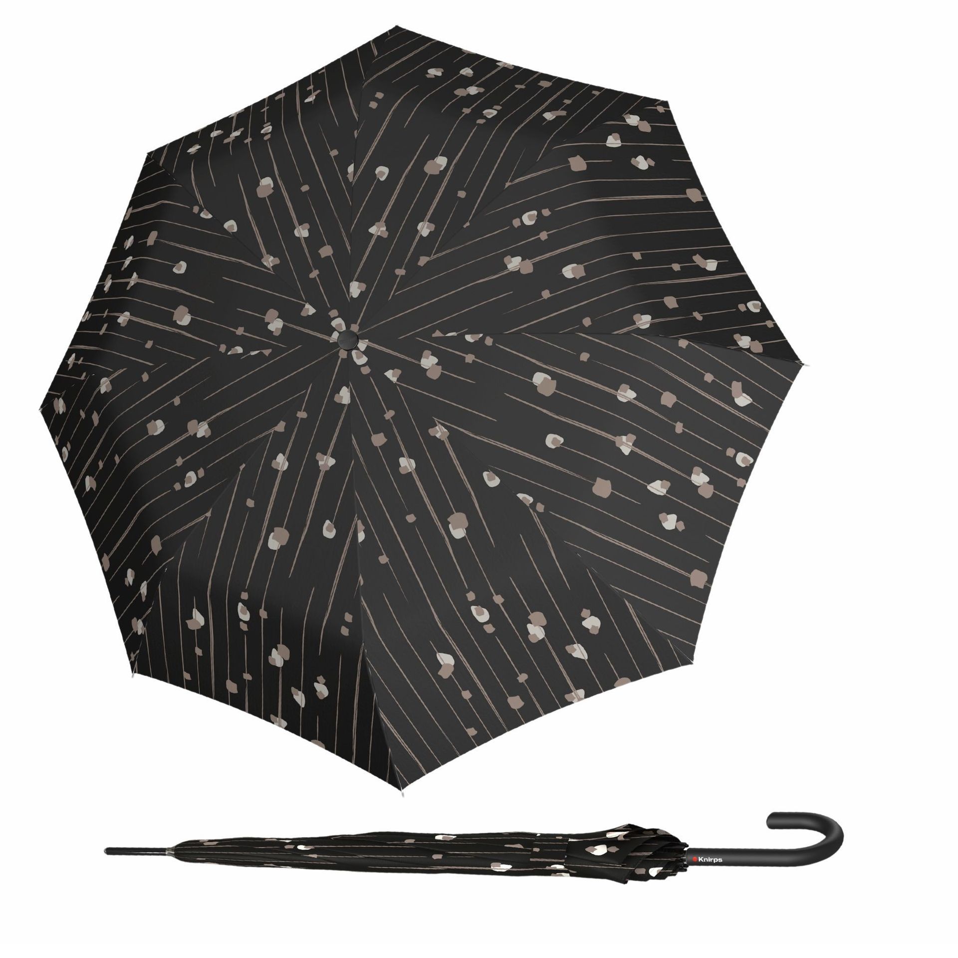 Knirps T.760 Stick Automatic Pencil Black damski parasol automatyczny