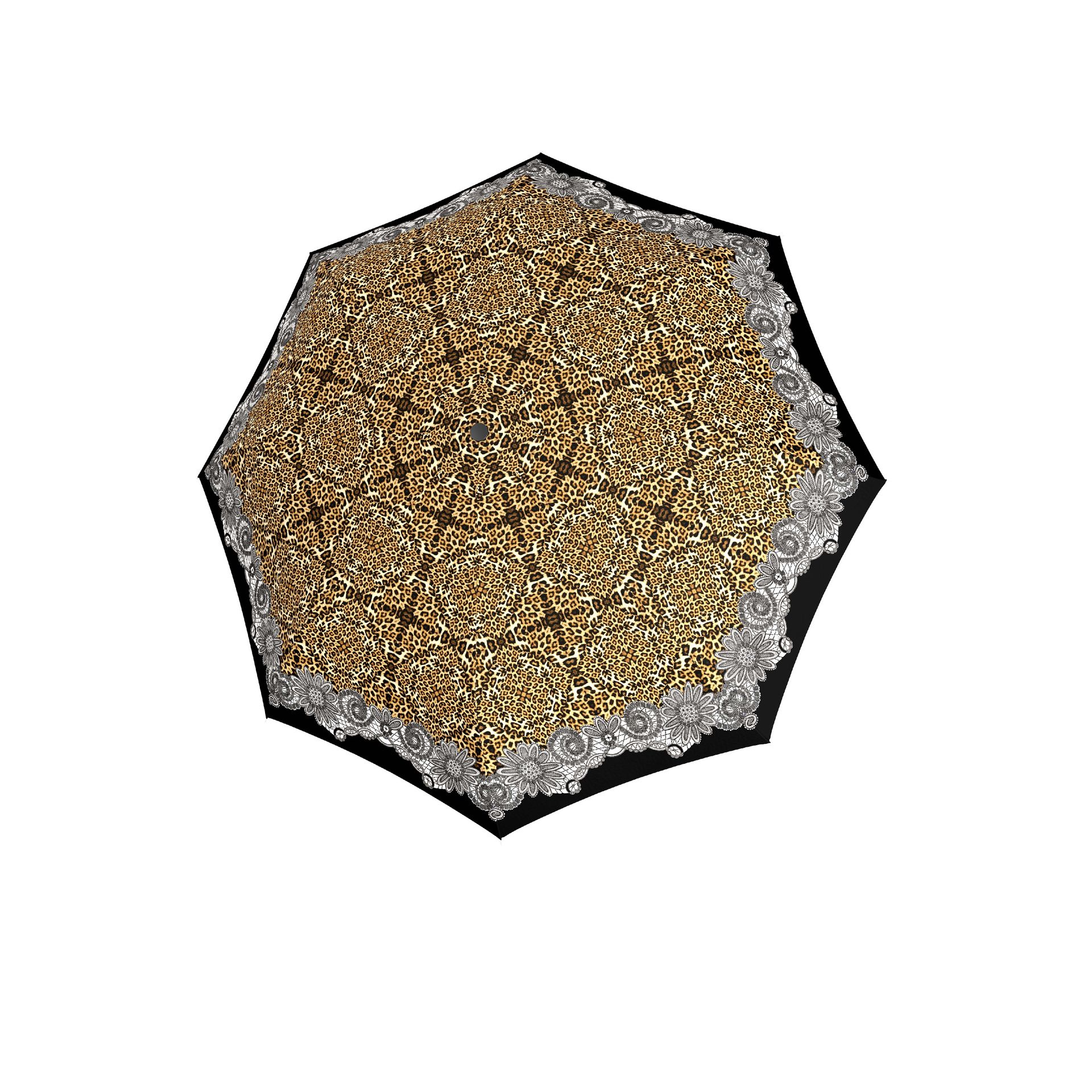 Doppler Fiber Flex AC Leopardo damski parasol automatyczny laska