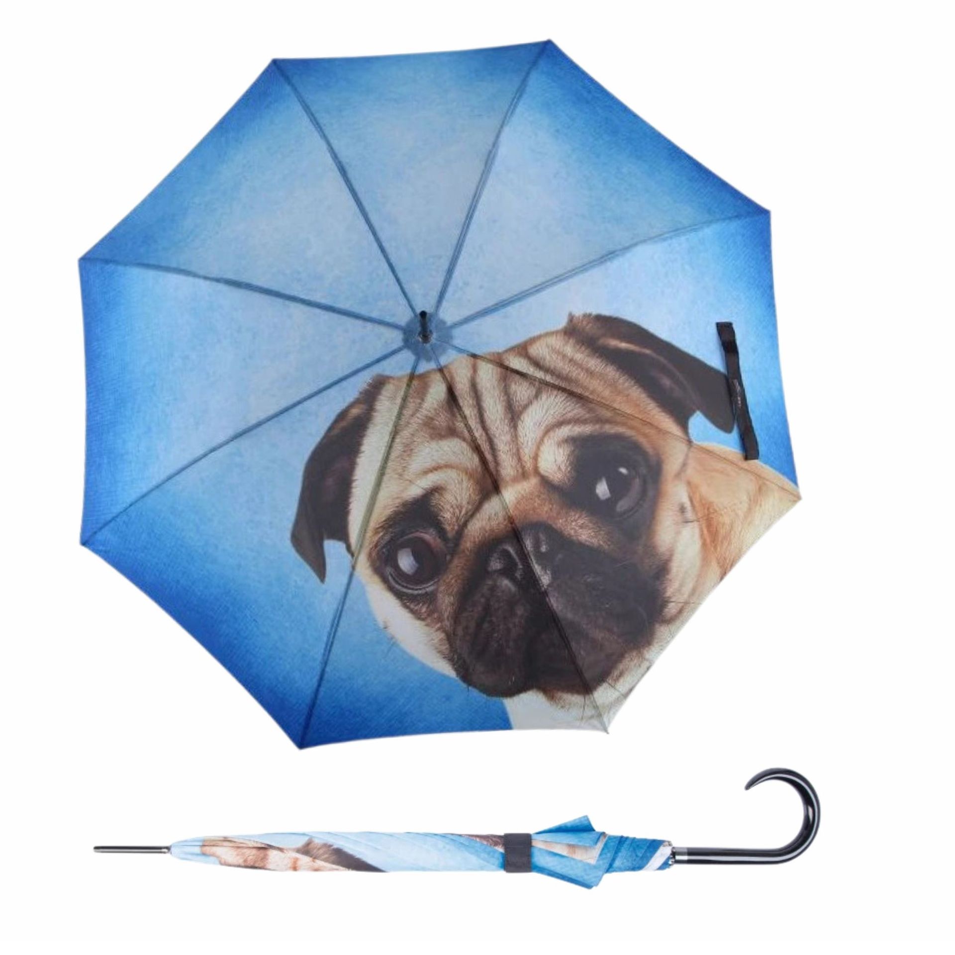 Doppler Modern Art Lazy Dog damski parasol długi automatyczny
