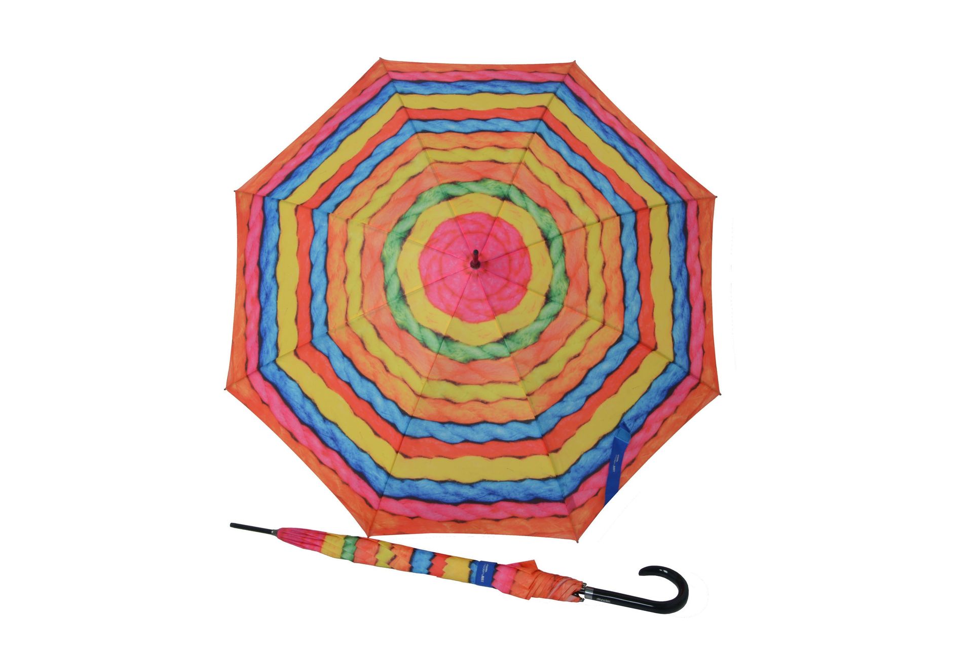 Doppler Modern Art Woolly damski parasol długi automatyczny