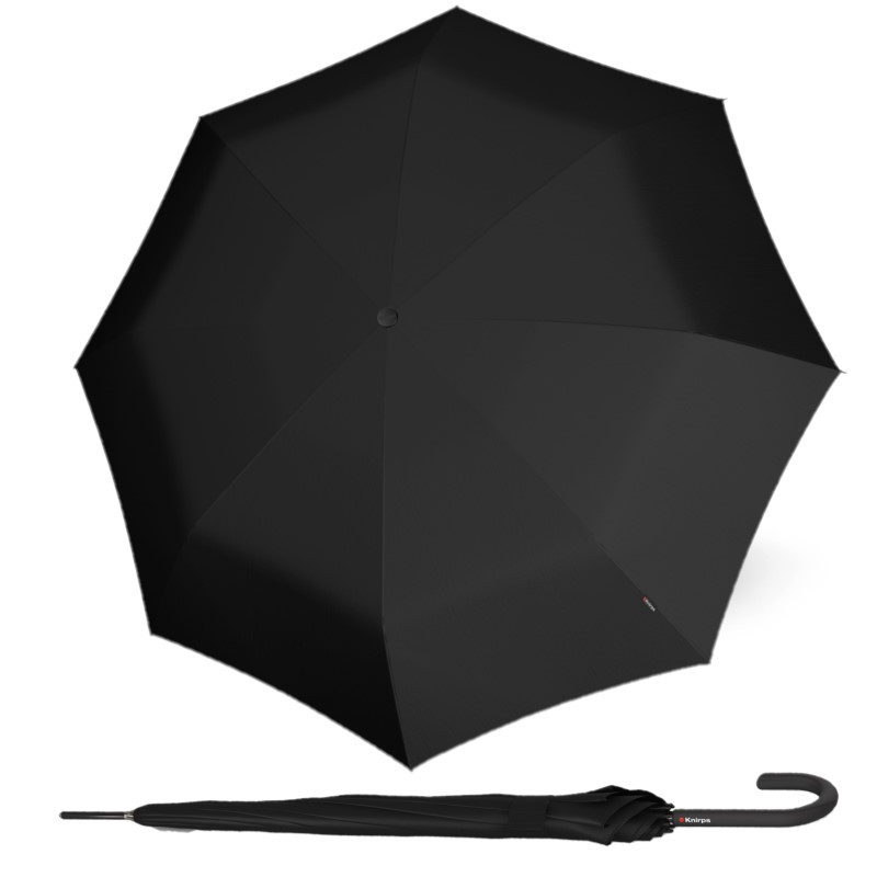 Knirps T.760 Black damski parasol długi automatyczny