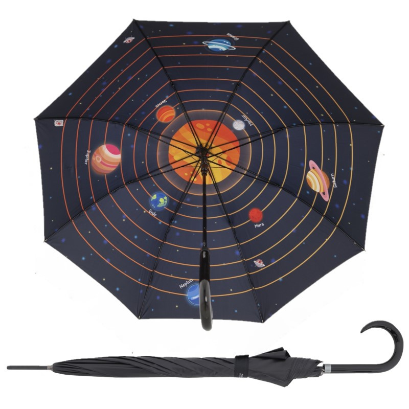 Doppler Modern Art Galaxy damski parasol długi automatyczny