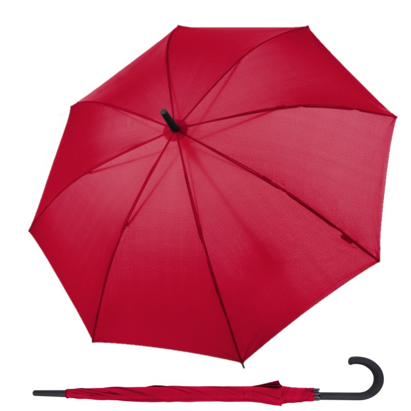 Derby Hit Stick Long Automatic Red damski parasol laska automatyczny
