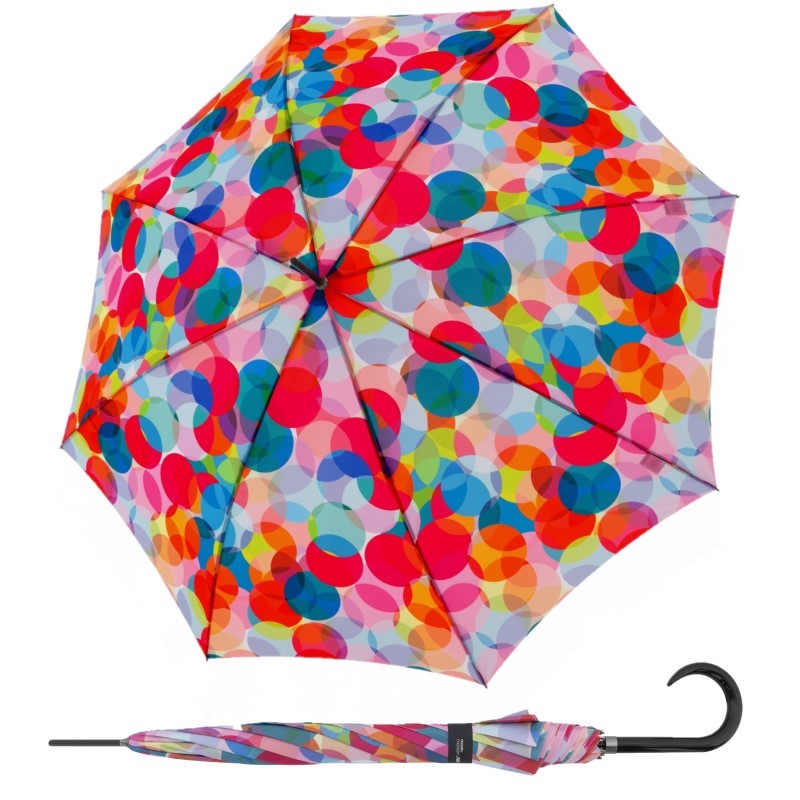 Doppler Modern Art Bubblegum damski parasol długi automatyczny