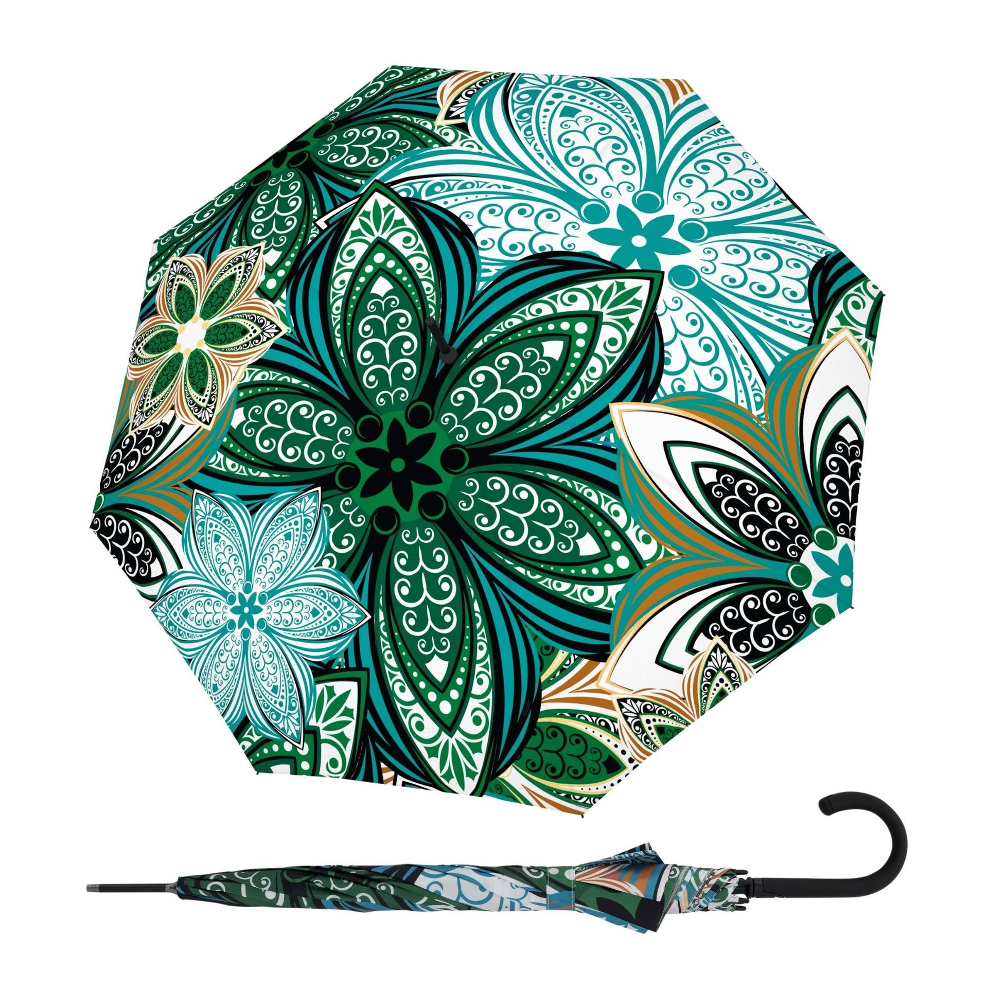 Doppler Fiber Flex Long AC Meadow damski długi parasol automatyczny