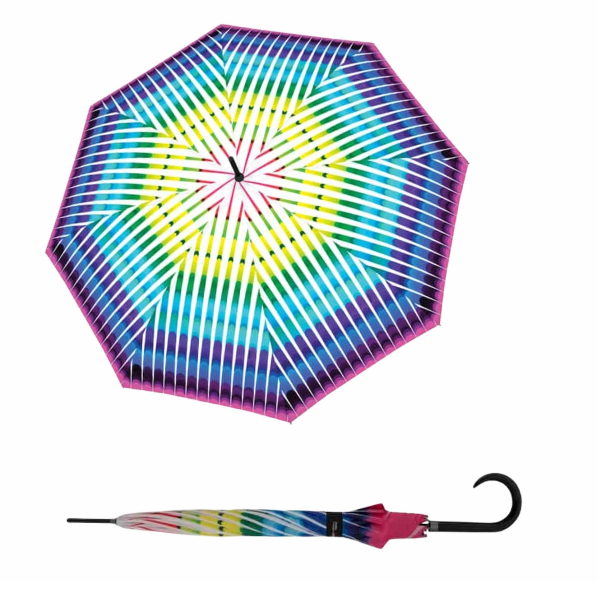 Doppler Modern Art Long AC Rhapsody damski parasol długi automatyczny