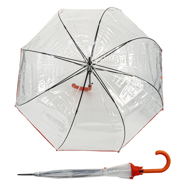 Derby Hit Long Automatik Transparent damski parasol laska automatyczny
