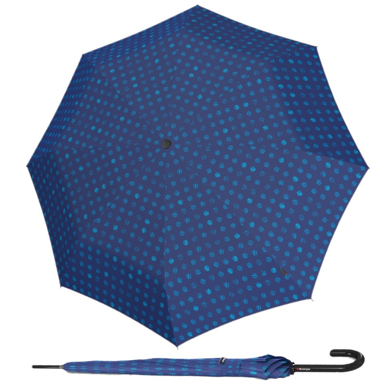 Knirps A.760 Stick Pinta Aqua damski parasol automatyczny