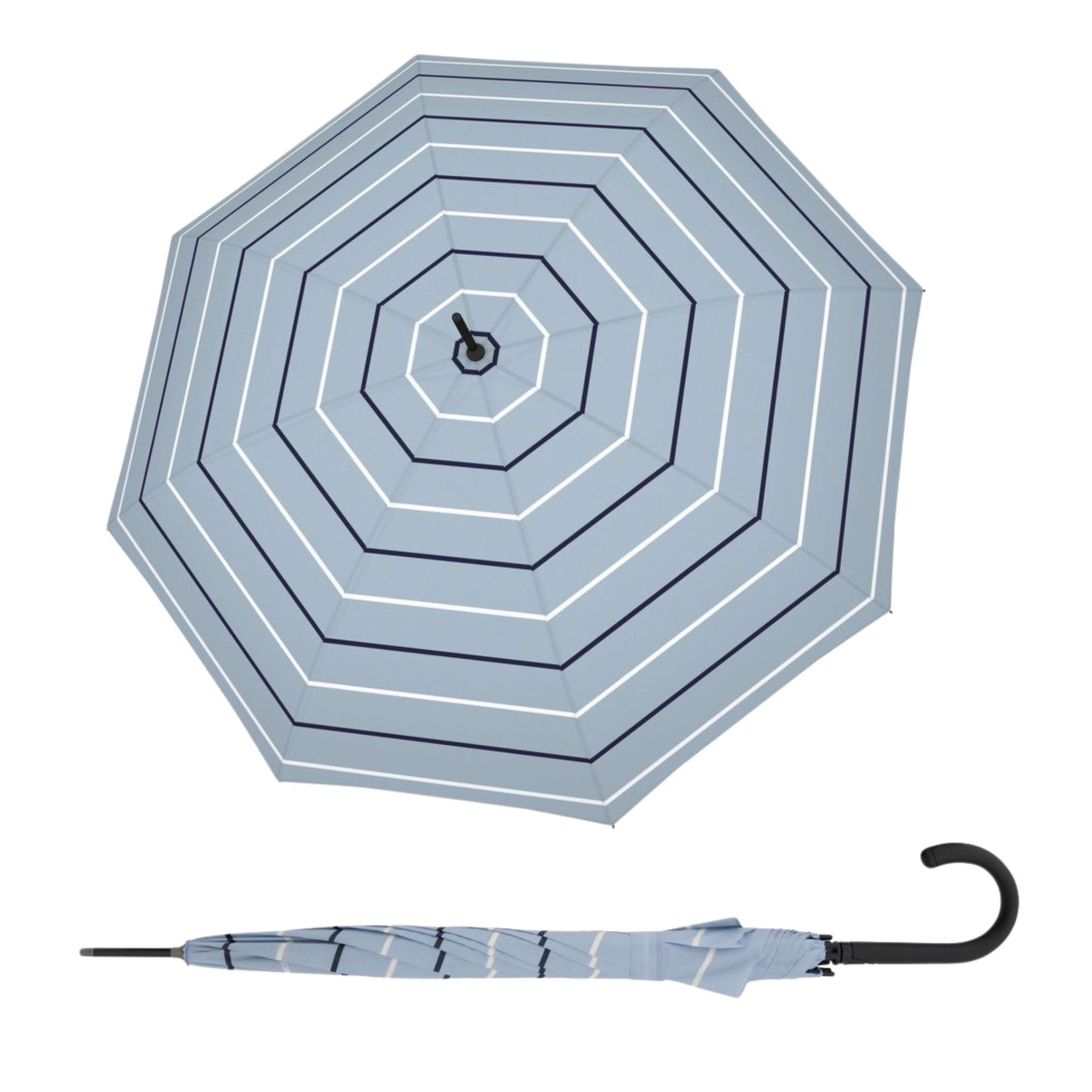 Doppler Fiber Flex AC Classy Blue damski długi parasol automatyczny