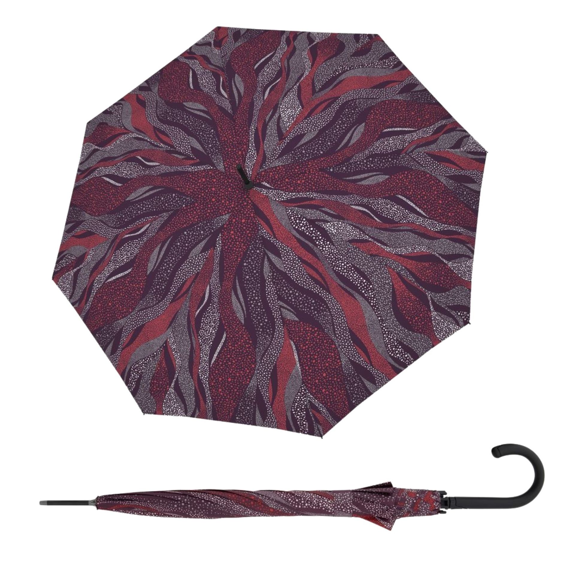 Doppler Fiber Flex AC Whisper Berry damski parasol długi automatyczny