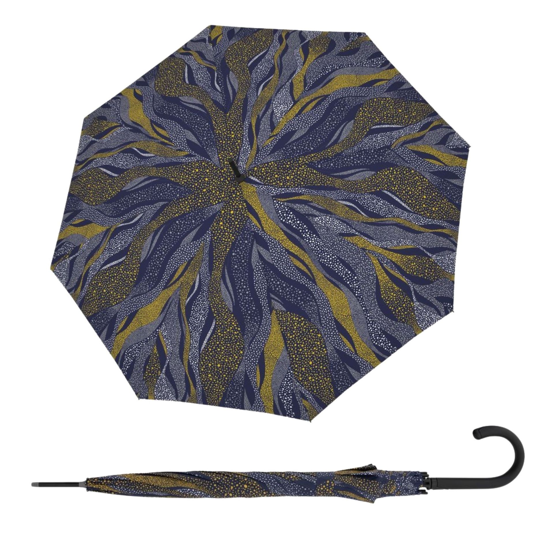 Doppler Fiber Flex AC Whisper Blue damski parasol długi automatyczny