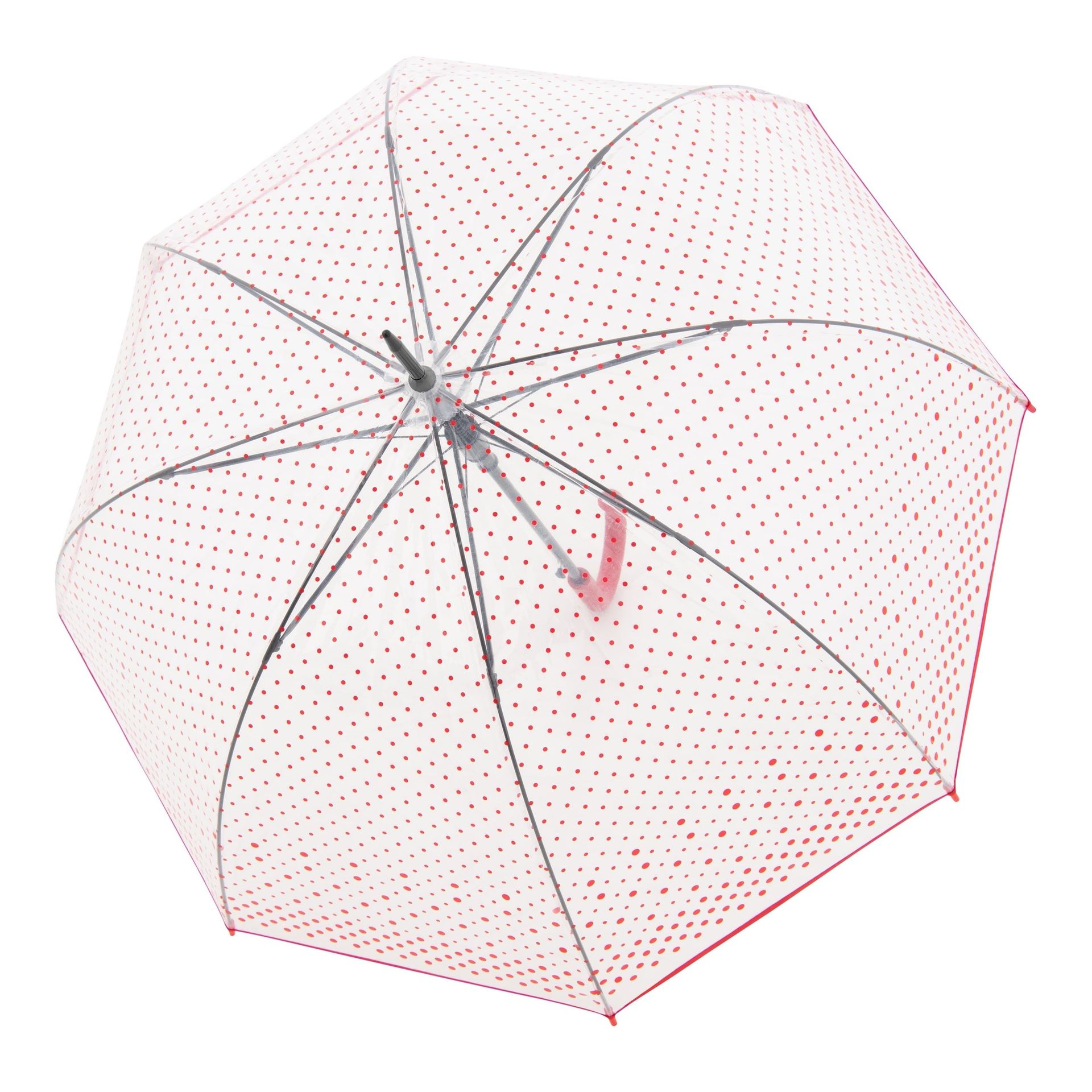 Derby Hit Long Automatik Transparent damski parasol laska automatyczny