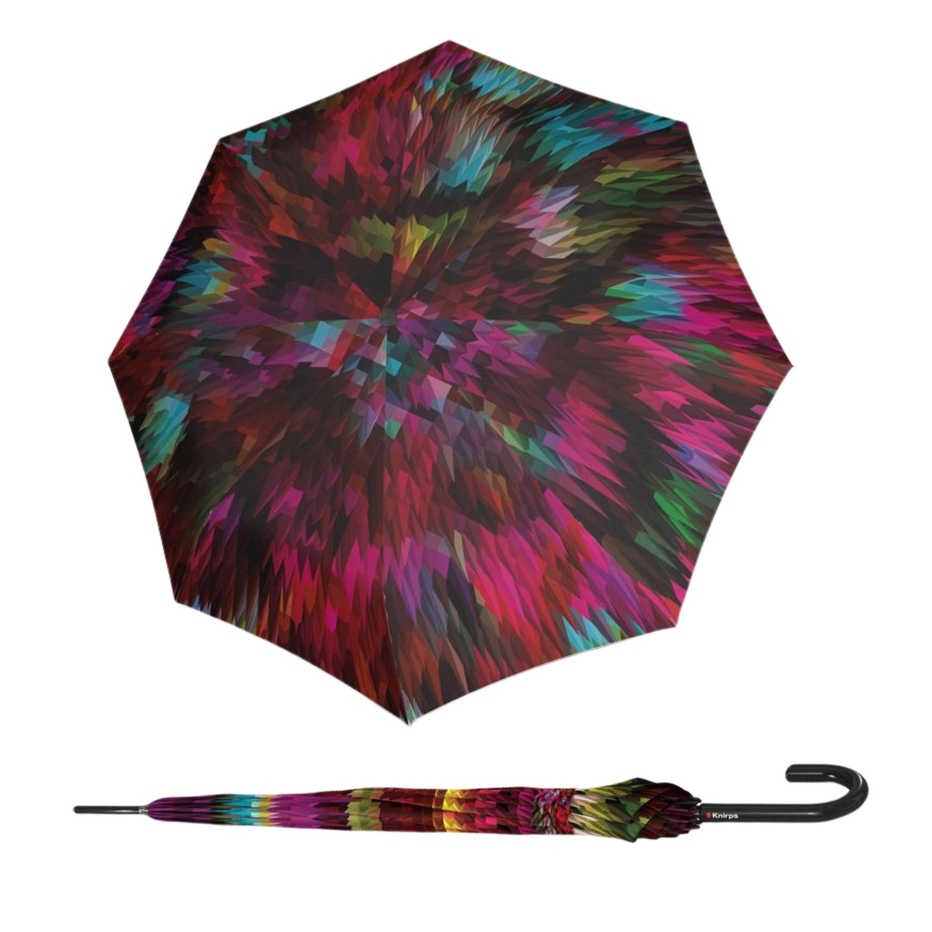 Knirps T.760 Peacock Red damski długi parasol automatyczny